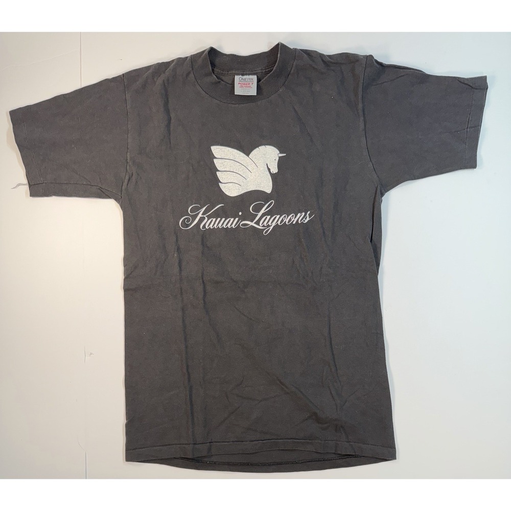 Vintage 90s Kauai Lagoons T Shirt Mens Large Oneita USA Single Stitch